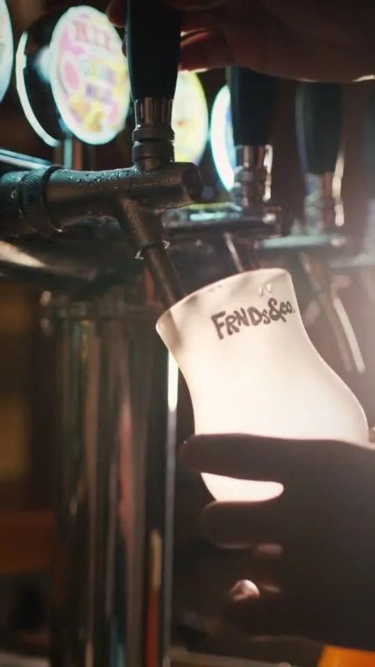 Beer, in motion